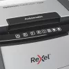 Paberipurustaja REXEL Optimum AutoFeed+ 100X — 100-leheline automaatne söötmine, 4 x 28 mm ristlõige, 34 L mahuti, alumiinium