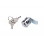 Ukse lukk Extralink ROUND LOCK FOR CABINETS, ümmargune kapiukse lukk, hõbedane