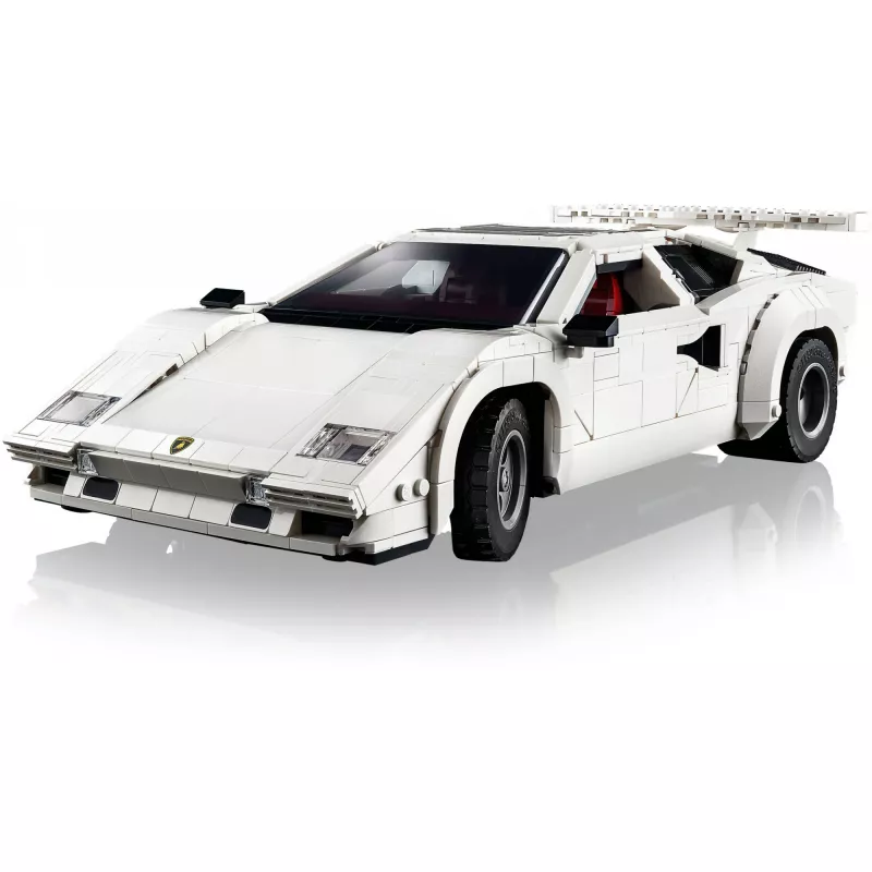 LEGO Icons ehituskomplekt Lamborghini Countach 5000 Quattrovalvole 10337 — eksponeerimismudel, 1506 tükki, 340×90×160 mm