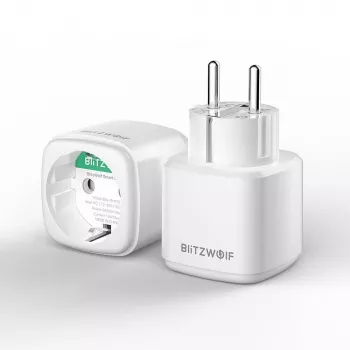 Nutipistik BlitzWolf BW-SHP15 ZigBee 3680W — seinapealne Wi‑Fi/ ZigBee ühilduv toiteväljund