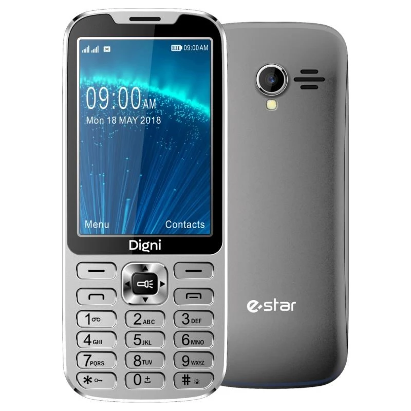Telefon eSTAR Digni CALL 4G Dual SIM hõbedane