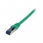 patch-kaabel RJ45 – CAT6A 500Mhz – 0,25m – roheline – S-STP(S/FTP) – TPE/LSZH(Superflex) – AWG26 – Syner