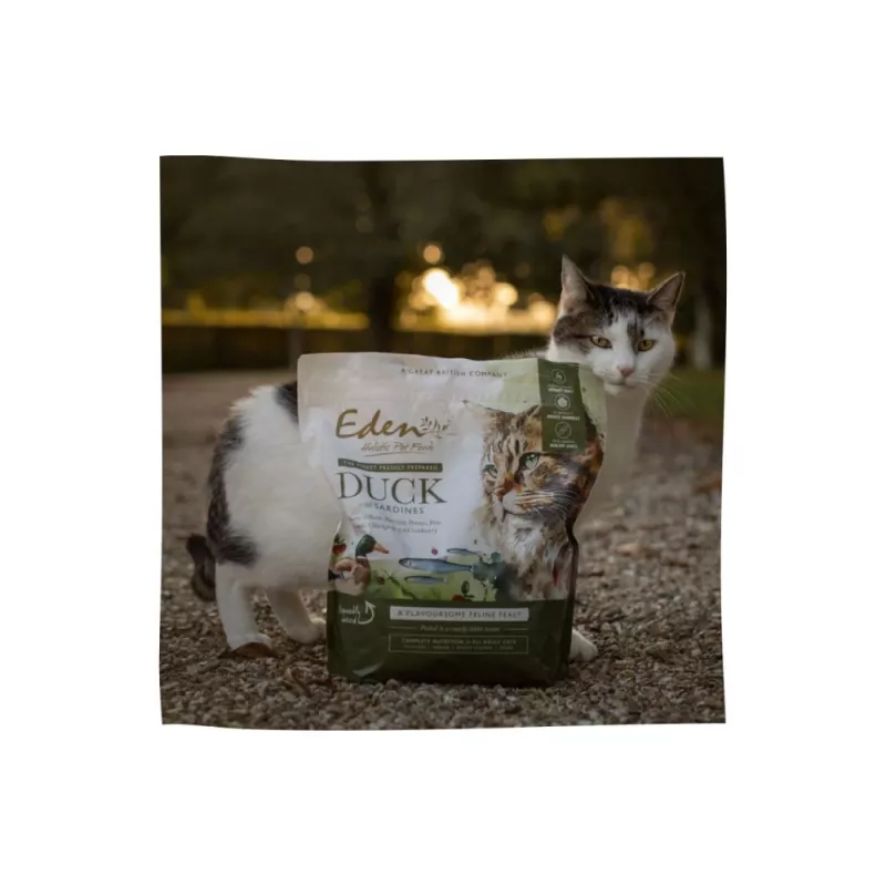 EDEN Duck & Sardine - kuiv kassitoit - 1.5 kg