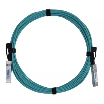 Kiudoptiline/AOC kaabel UBIQUITI UACC-AOC-SFP10-5M SFP+ - SFP+, 10 Gbit/s, 5 m, 850 nm, PVC kest, akvamariin