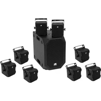 Omnitronic helitehnika komplekt BOB-10A koos 8x BOB-4-ga (mudel 20000534)