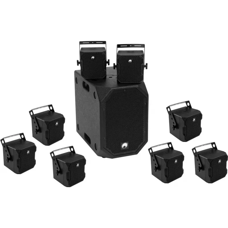 Omnitronic helitehnika komplekt BOB-10A koos 8x BOB-4-ga (mudel 20000534)