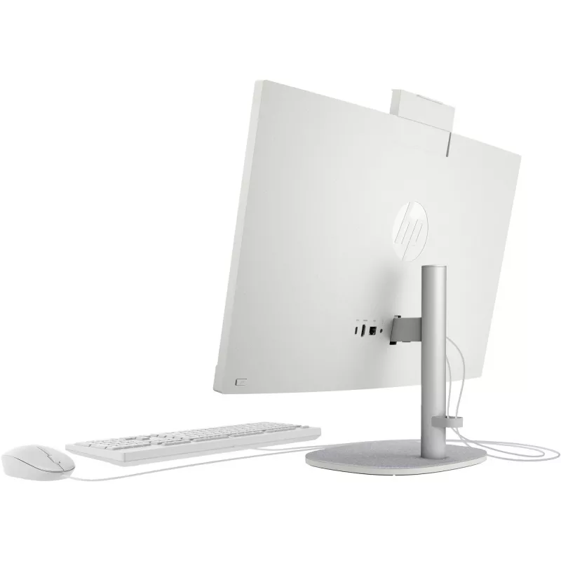 HP 24-cr0006ng - Kõik-ühes (terviklahendus) - Ryzen 5 7520U / 2,8 GHz - RAM 16 GB - SSD 512 GB - NVMe - Radeon 610M - 1GbE, Wi-Fi 6, Bluetooth 5.3 - WLAN: 802.11a/b/g/n/ac/ax, Bluetooth 5.3 - Windows 11 Home - valge