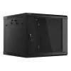 Seinale paigaldatav kapp LANBERG 9U 19 tolli WF01-6609-10B, 600×600×507 mm, 60 kg, IP20, must