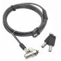 Kaabellukk DICOTA D31540 Must 2 m