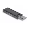 SSD-korpus DeLOCK väline USB USB-C kombokorpus M.2 NVMe PCIe või SATA SSD-le, tööriistavaba
