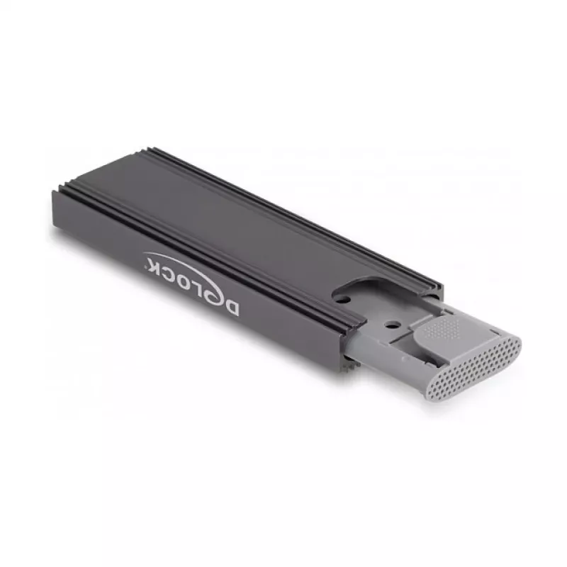 SSD-korpus DeLOCK väline USB USB-C kombokorpus M.2 NVMe PCIe või SATA SSD-le, tööriistavaba
