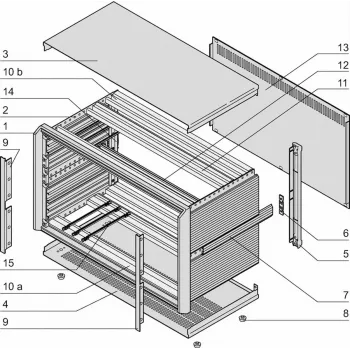 SCHROFF KomplettEnclosure, EMV-Shielded - PROPAC PRO Enclosure.3HE 84TE 266T (24576109)