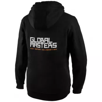 Global Mastersi kapuutsiga pusa GM Logo - must (L)