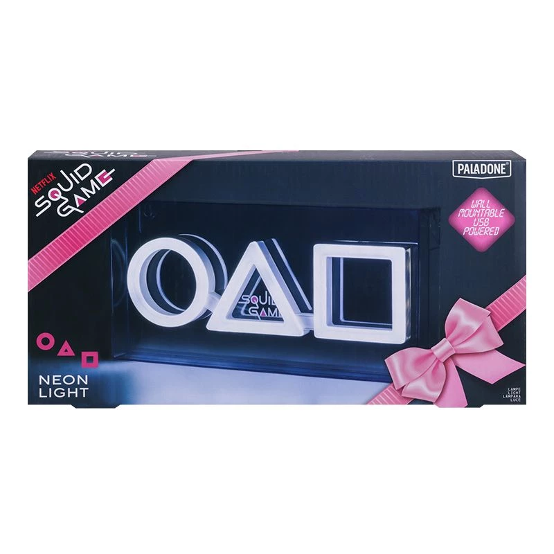 Laua- ja ripatslamp Paladone LED-neoonvalgusti Squid Game disain PP13775SG