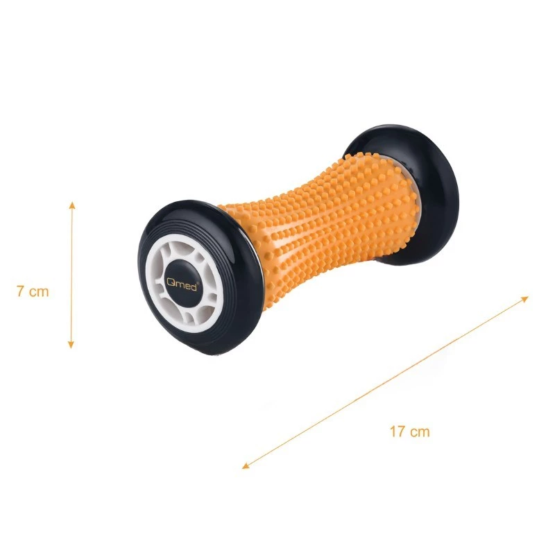 Taastusravi rull MDH DRQM3P4LKXXXP, TPE, must, läbimõõt 7 cm, pikkus 17 cm