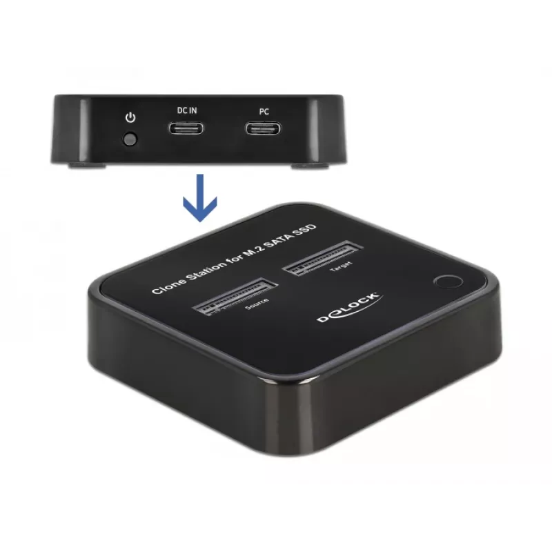 DeLOCK 64178 dokkimisjaam USB 3.2 Gen 2 USB-C SSD M.2