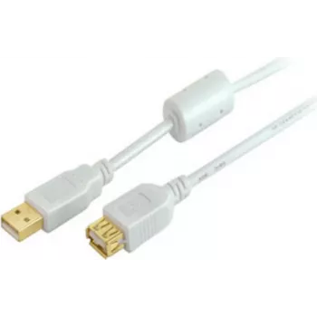 shiverpeaks BS77120-WF USB-kaabel 1 m USB 2.0 USB A Valge (BS77120-WF)