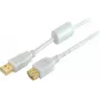 shiverpeaks BS77120-WF USB-kaabel 1 m USB 2.0 USB A Valge (BS77120-WF)