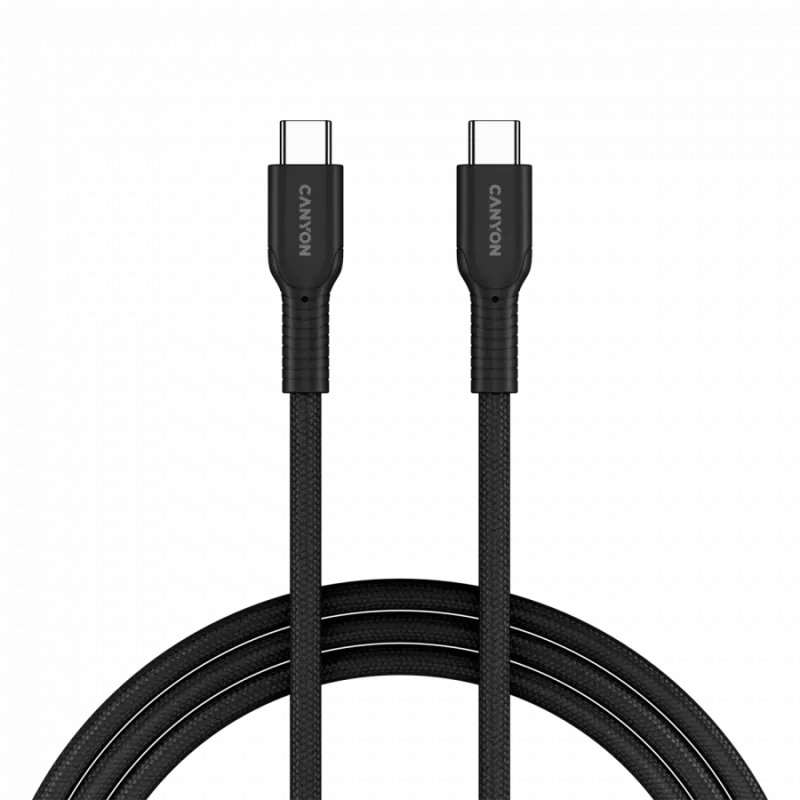 CANYON kaabel OnWire 60CL C-C 60W COLOR Punutud 1m Must