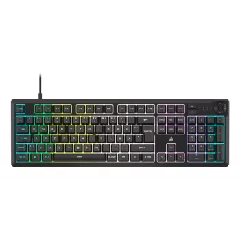 Corsair K55 CORE RGB klaviatuur Mängimine USB QWERTZ Saksa Must