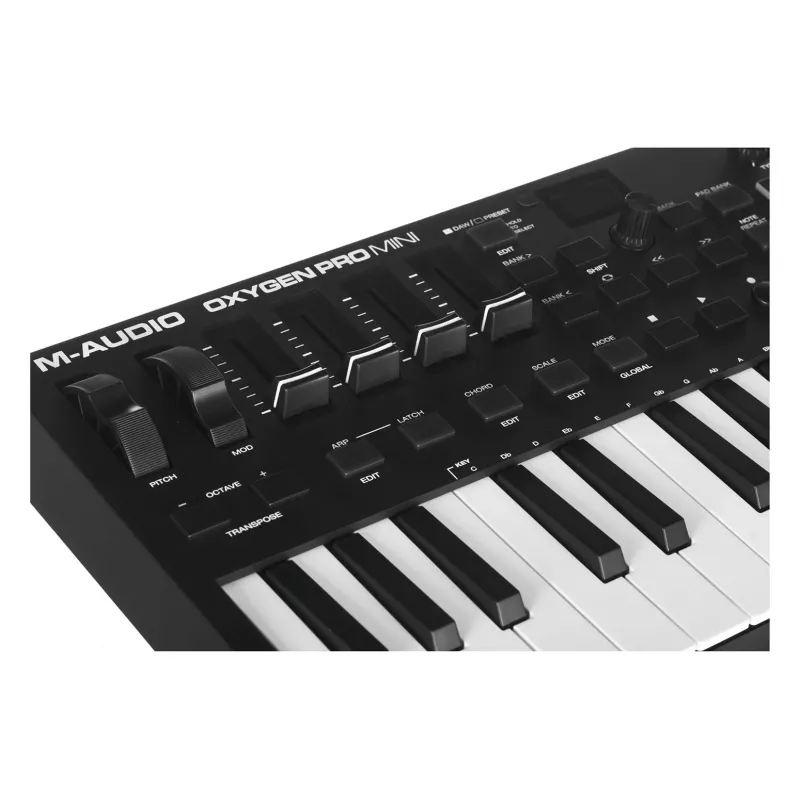 M-AUDIO Oxygen Pro Mini MIDI-klaviatuur 32 klahvi USB Must