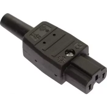 as - Schwabe Hot-Condition Appliance Connector Plug, sirge Pooluste arv: 3 10 A Must 62083 1 tk (62083)