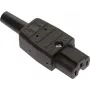 as - Schwabe Hot-Condition Appliance Connector Plug, sirge Pooluste arv: 3 10 A Must 62083 1 tk (62083)