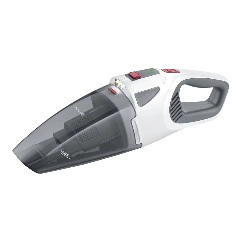 Severin HV 7146 pulkpuhasti/elektriline luud Aku Kuiv&märg UltraFine 120 W Hall, Punane, Valge 2,2 Ah