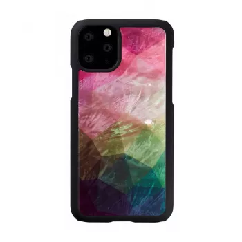 Kaitsev nutitelefoni ümbris iKins iPhone 11 Pro jaoks, vesilille disain, must