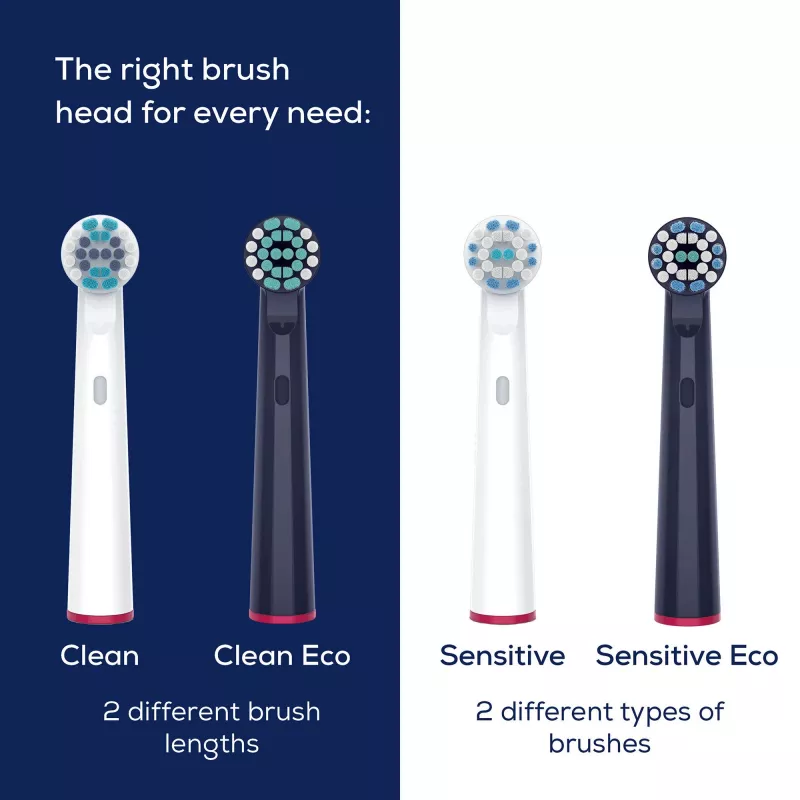 Beurer TB Clean Eco Green Planet harjapead, tumesinine, 4 tk