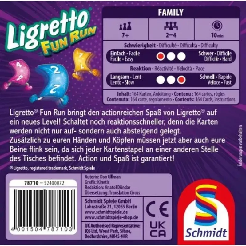 Ligretto Fun Run, kaardimäng