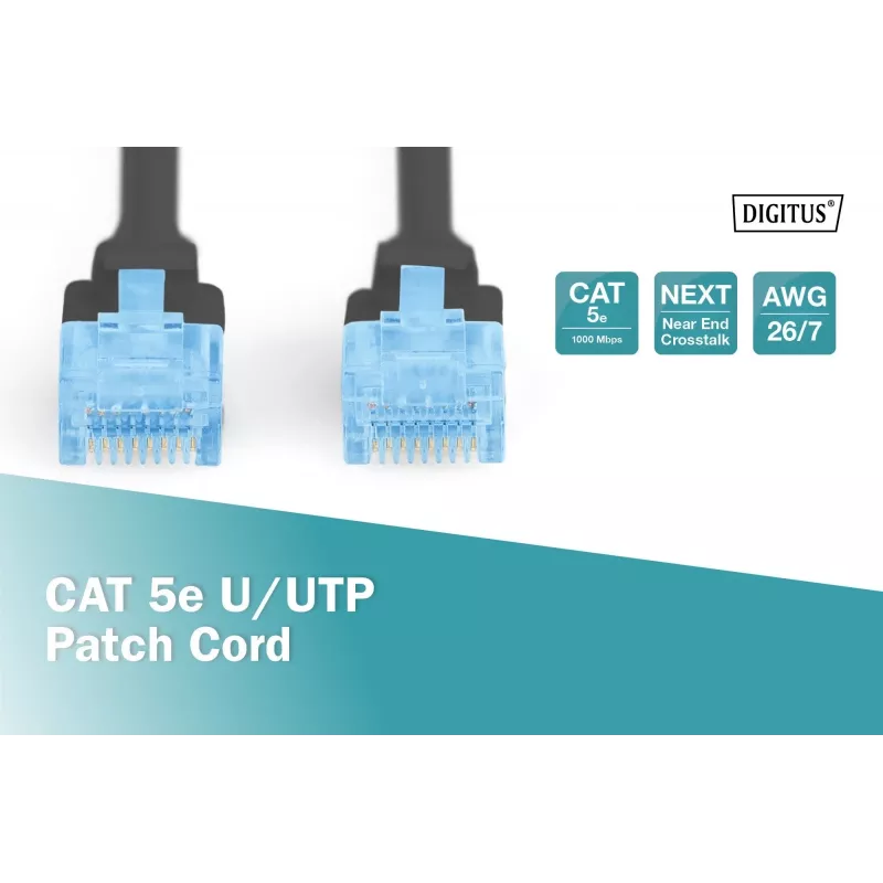 CAT 5e U-UTP patchkaabel 10 m must