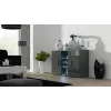Cama Kummut 120 cm SOHO S7 hall/hall läikiv
