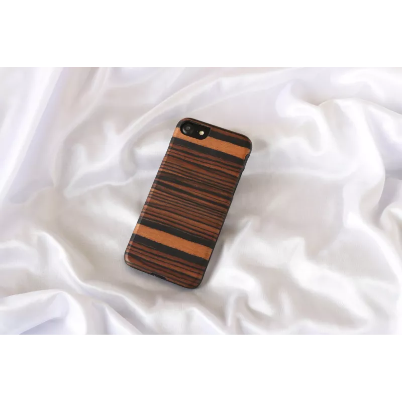 Cover Man&Wood Ebony/BL iPhone 7