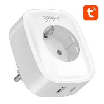Nutipistik Gosund SP6 16A USB-C 20W — Wi‑Fi juhitav pistikupesa koduautomaatikaks