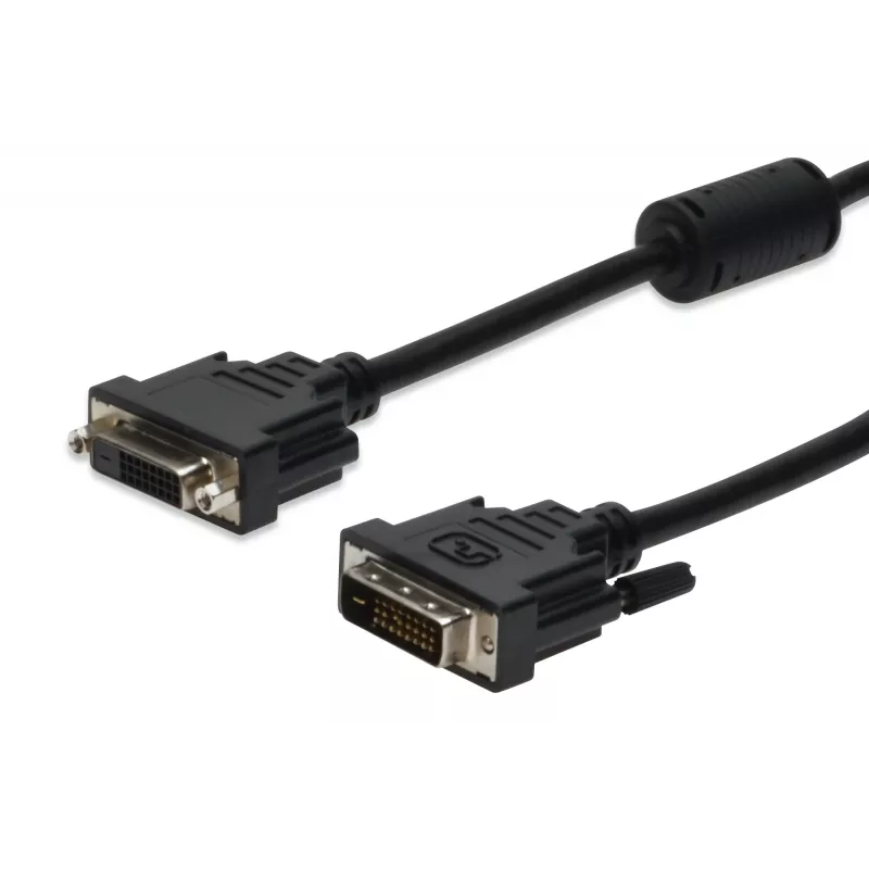 DIGITUS DVI-D pikenduskaabel 2 m, DVI-D to DVI-D, must