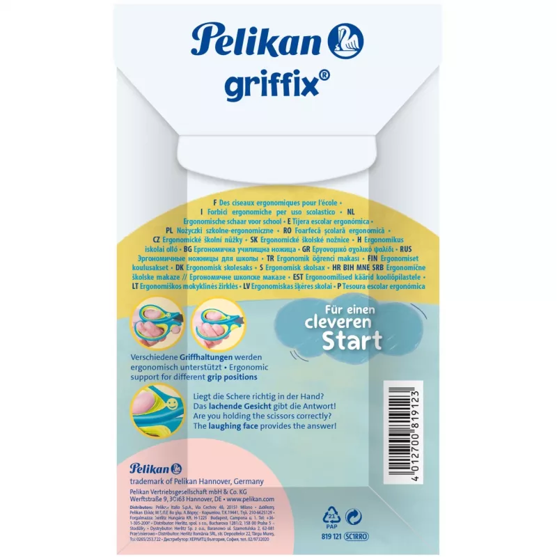 Pelikan Griffix Universal sirge cut Blue - Pink (819121)