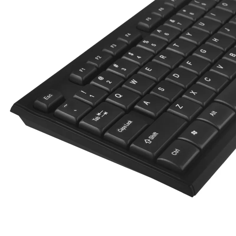 NanoRS juhtmeta klaviatuuri ja hiire komplekt ergonoomilise disainiga – RS580 sujuvaks ja tõhusaks kasutamiseks
