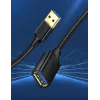 Ugreen pikenduskaabli adapter USB 3.0 (emane) kuni USB 3.0 (isane) 2 m (must)
