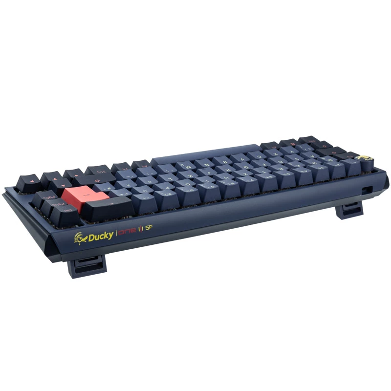 Ducky One 3 SF klaviatuur Mängimine USB QWERTZ Saksa Sinine