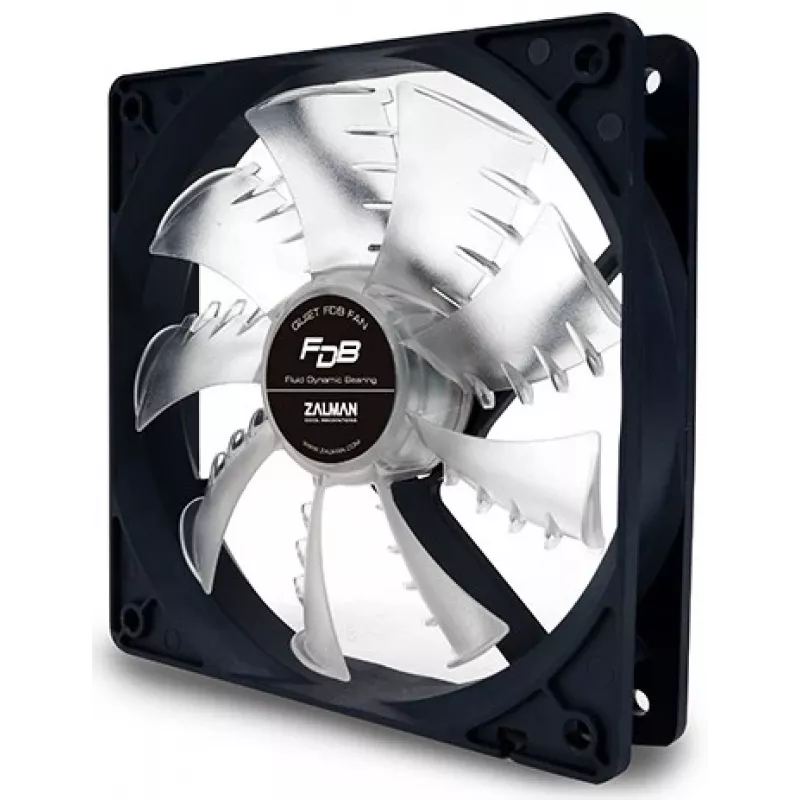 Zalman ZM-F3 FDB(SF) arvuti jahutussüsteem Arvutikorpuse ventilaator 12 cm Must, Läbipaistev