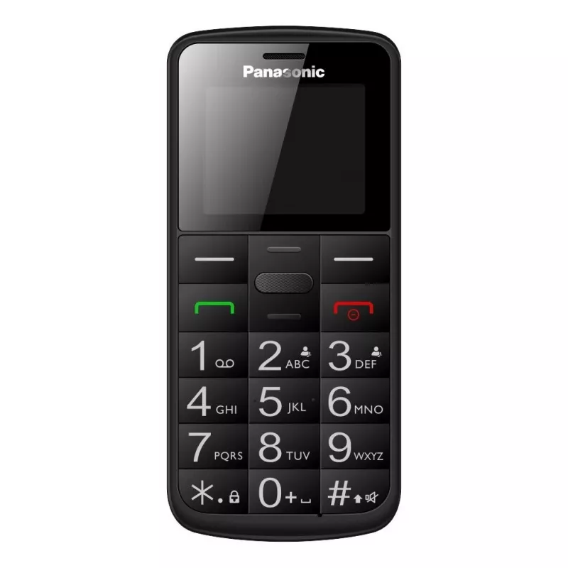 Mobiiltelefon eakatele KX-TU110 must