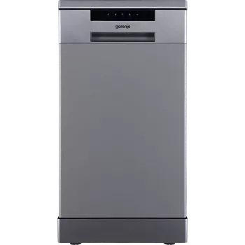 Gorenje GS522E10S nõudepesumasin, E, vabaltseisev, laius 45 cm, nõudekomplektide arv 10, hall