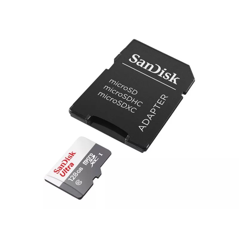 Flash-mälu SanDisk 128GB MicroSDXC UHS-I Class 10 SDSQUNR-128G-GN6TA