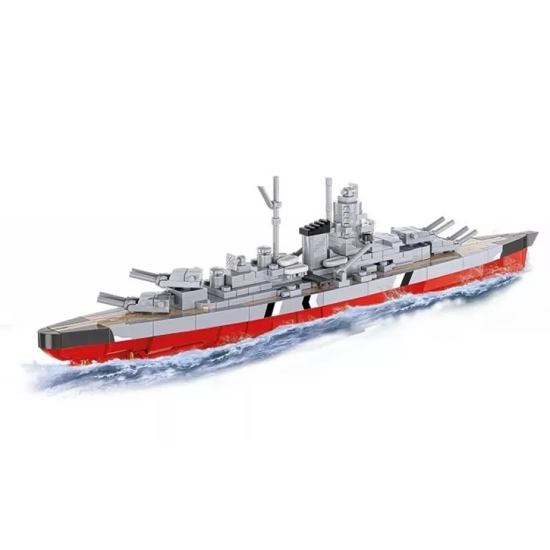 Ehituskomplekt Cobi lahingulaev Bismarck mudel, 590 osa