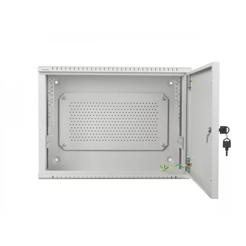 Rackkapp Lanberg 19 inch 4U+3U 540x200mm, madala profiiliga, riputatav, hall