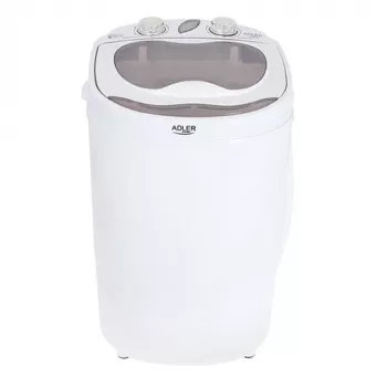 Pealtlaetav pesumasin Adler AD 8055, kaasaskantav 3 kg mahutavusega, kreemjas, pöördnuppjuhtimine, 150 W