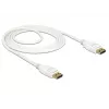 DisplayPort kaabel DeLOCK 85509 1,5 m Valge