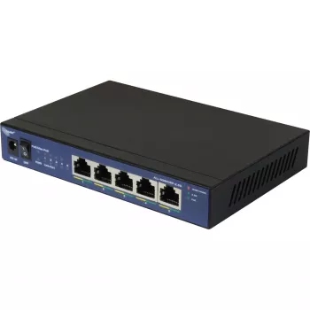 ALLNET ALL-SG8005P-2.5G võrgulüliti, 5 pordiga, PoE tugi, 2.5G üleslingi võimekus