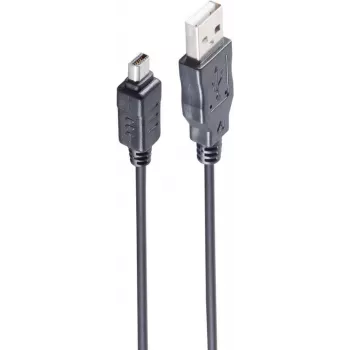 Kaamerakaabel ShiverPeaks BS77372 1.5 m Must USB-A